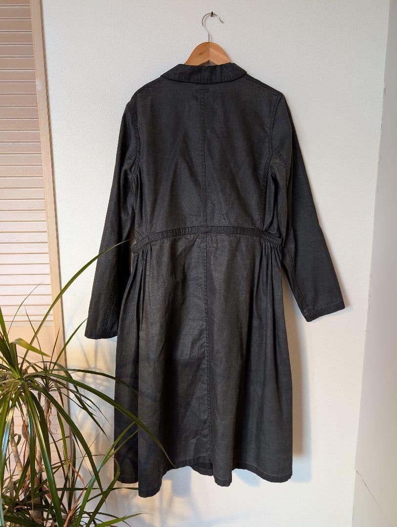 【美品】Kapital キャピタル ダークグレー ラップスタイル ロングコート