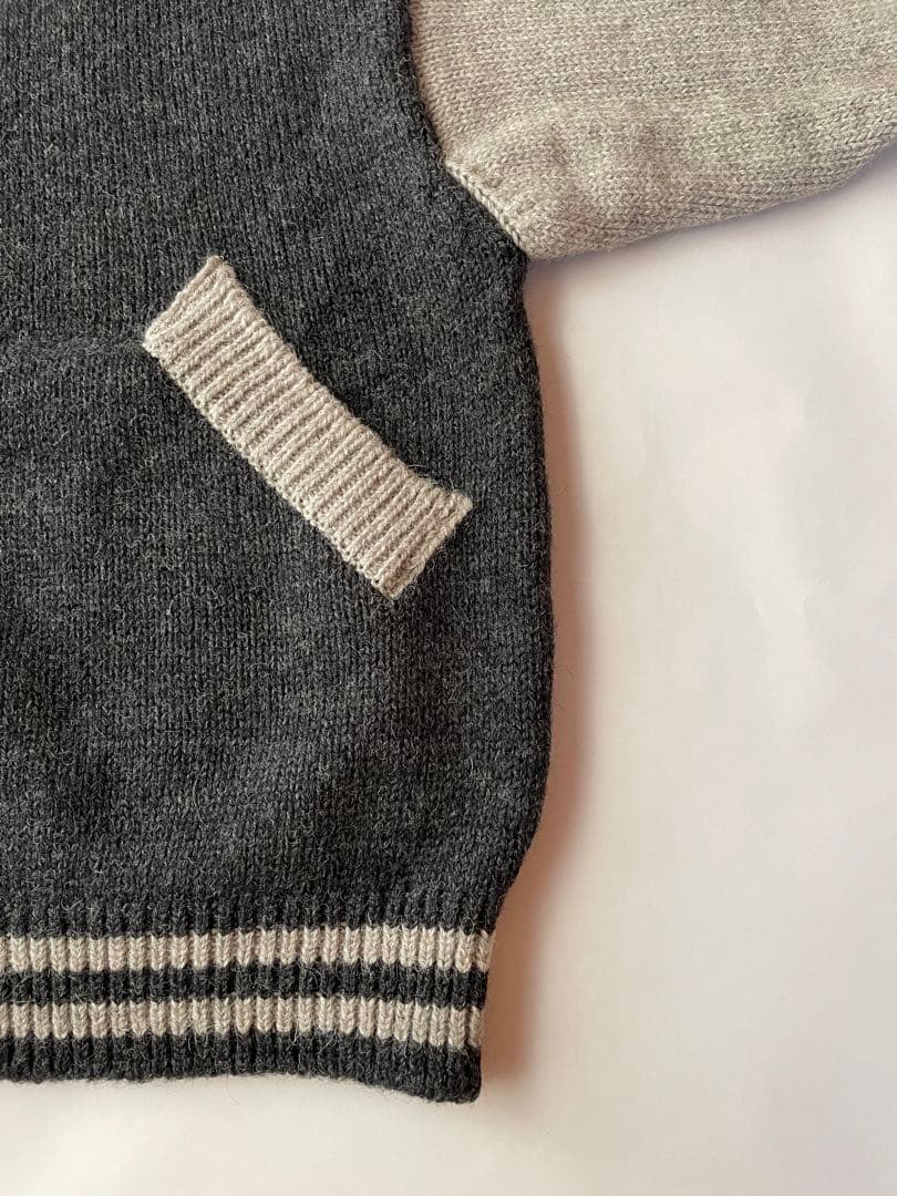 refomed リフォメッド スタジアム カウチンニット チャコール 22AW