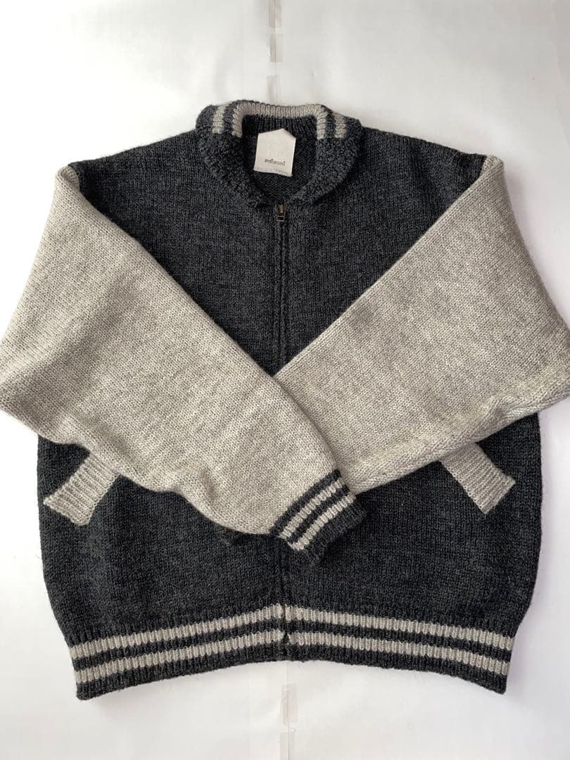 refomed リフォメッド スタジアム カウチンニット チャコール 22AW