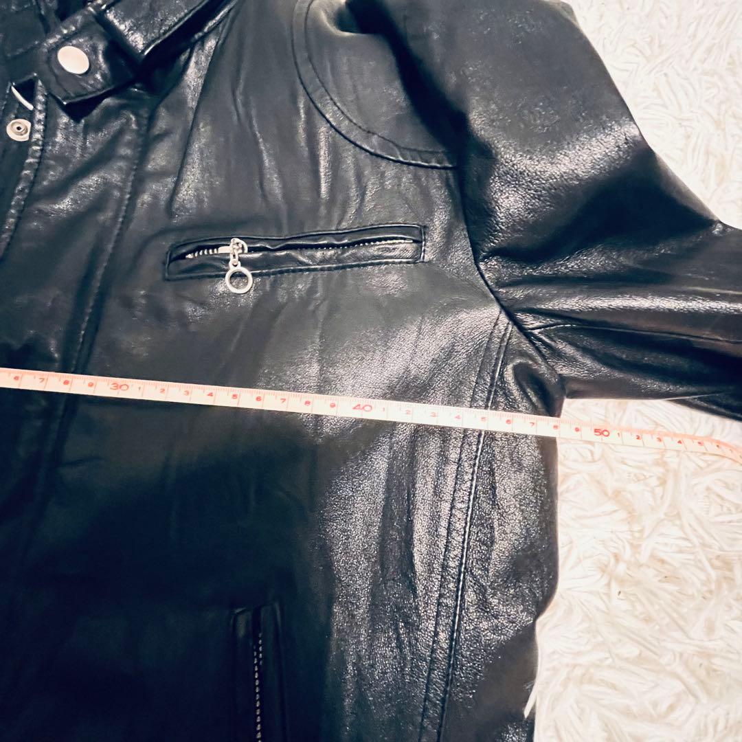 ライダース　本革レザー ジャケット　レディースM