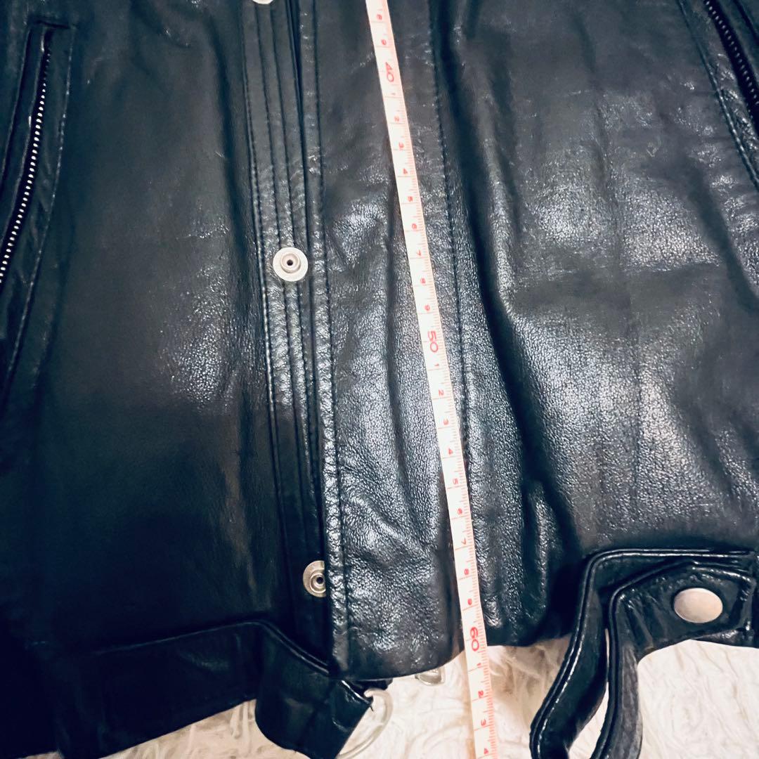 ライダース　本革レザー ジャケット　レディースM