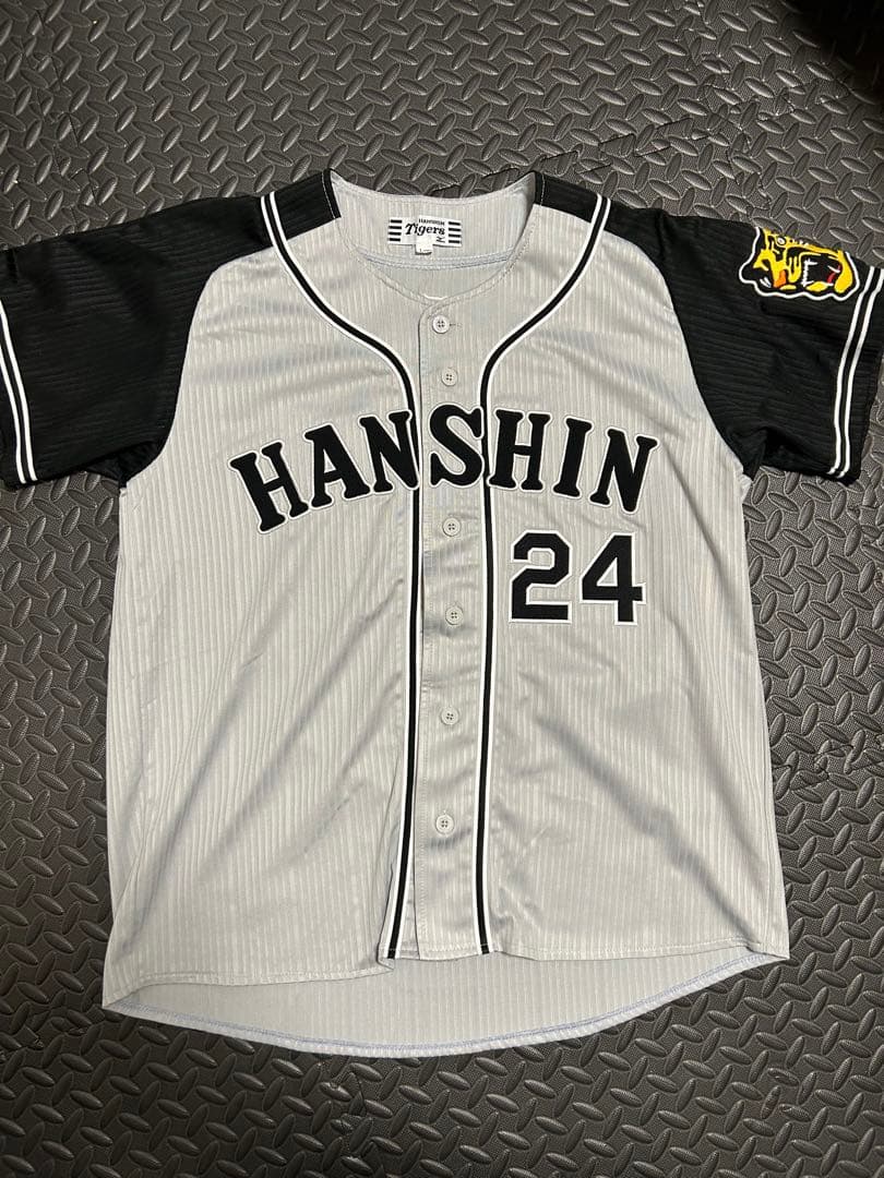 横田慎太郎ユニホーム/ビジター/希少(Lサイズ) 栄光のバックホーム