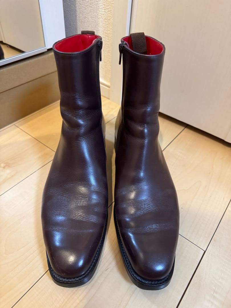 オーダーメイドブーツ バーガンディ