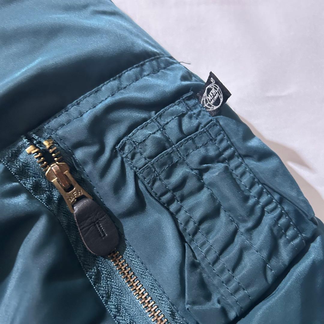 US AIR FORCE TYPE MA-1 フライトジャケットブルーグリーン