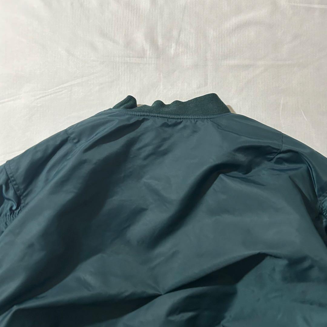 US AIR FORCE TYPE MA-1 フライトジャケットブルーグリーン