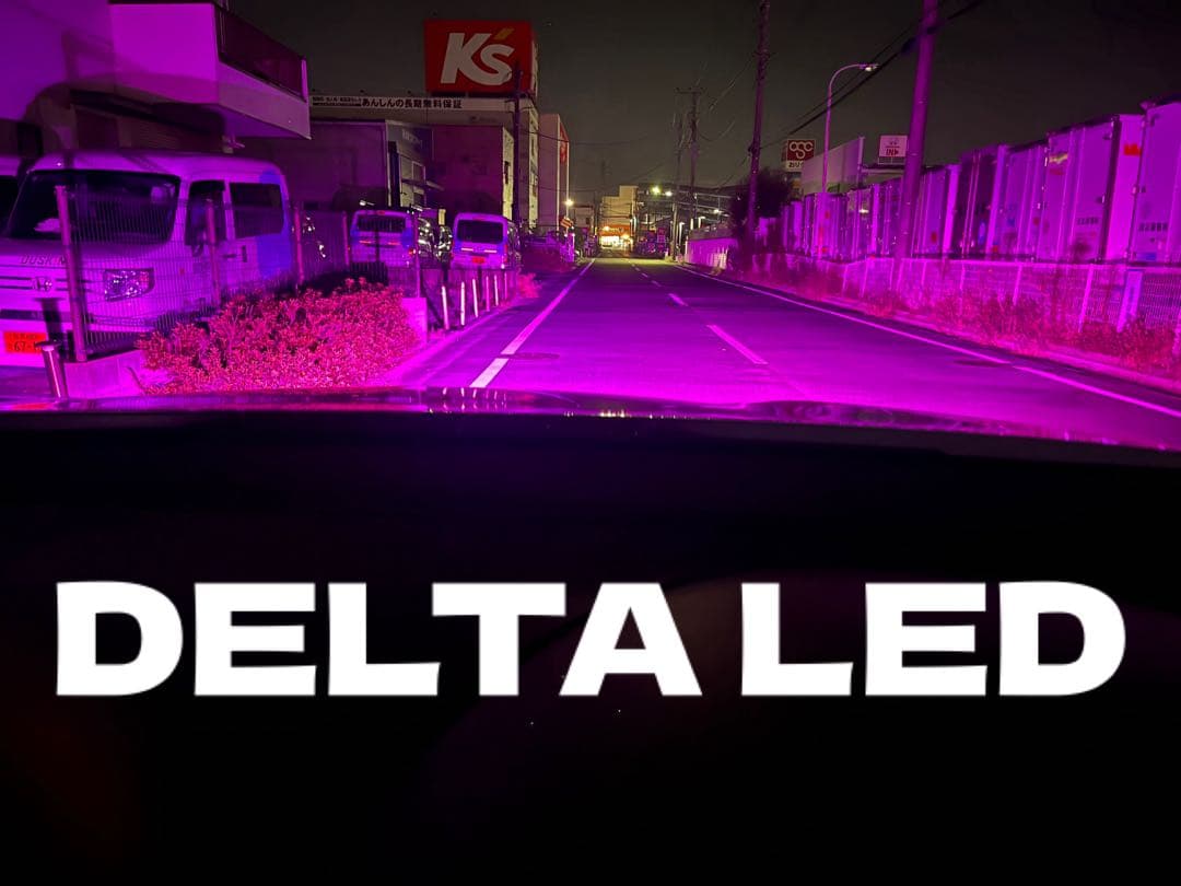 LED H8 H11 H16 シリーズ9 カオス　ワンオフ　パープルピンク