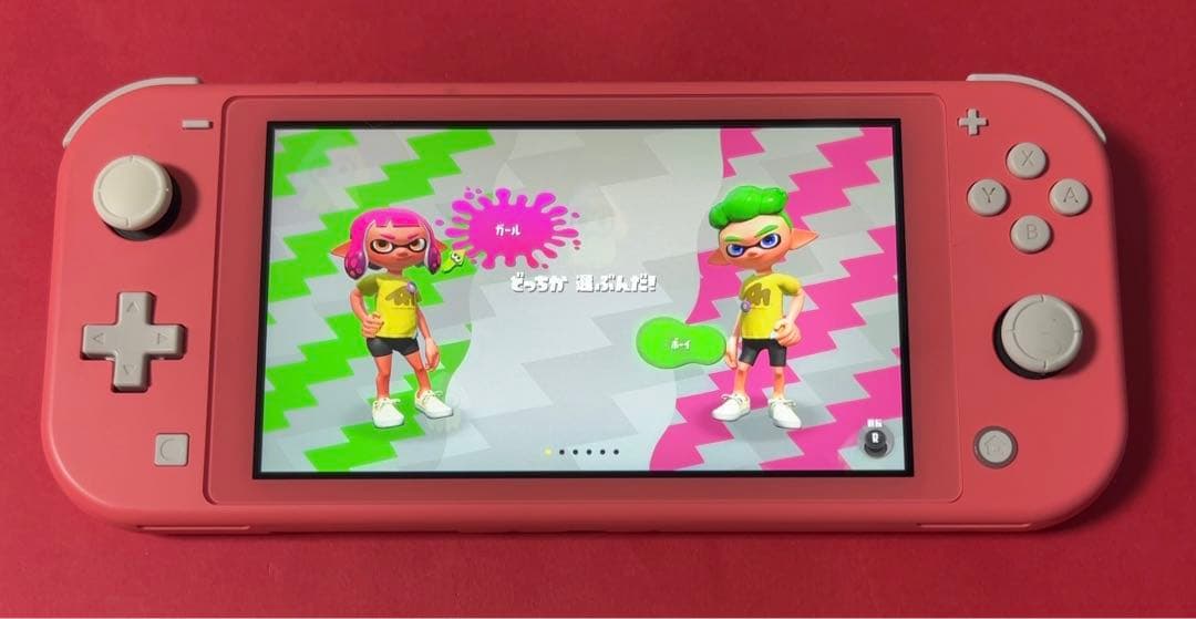 Nintendo Switch Lite コーラルピンク 本体 【動作確認済】❶