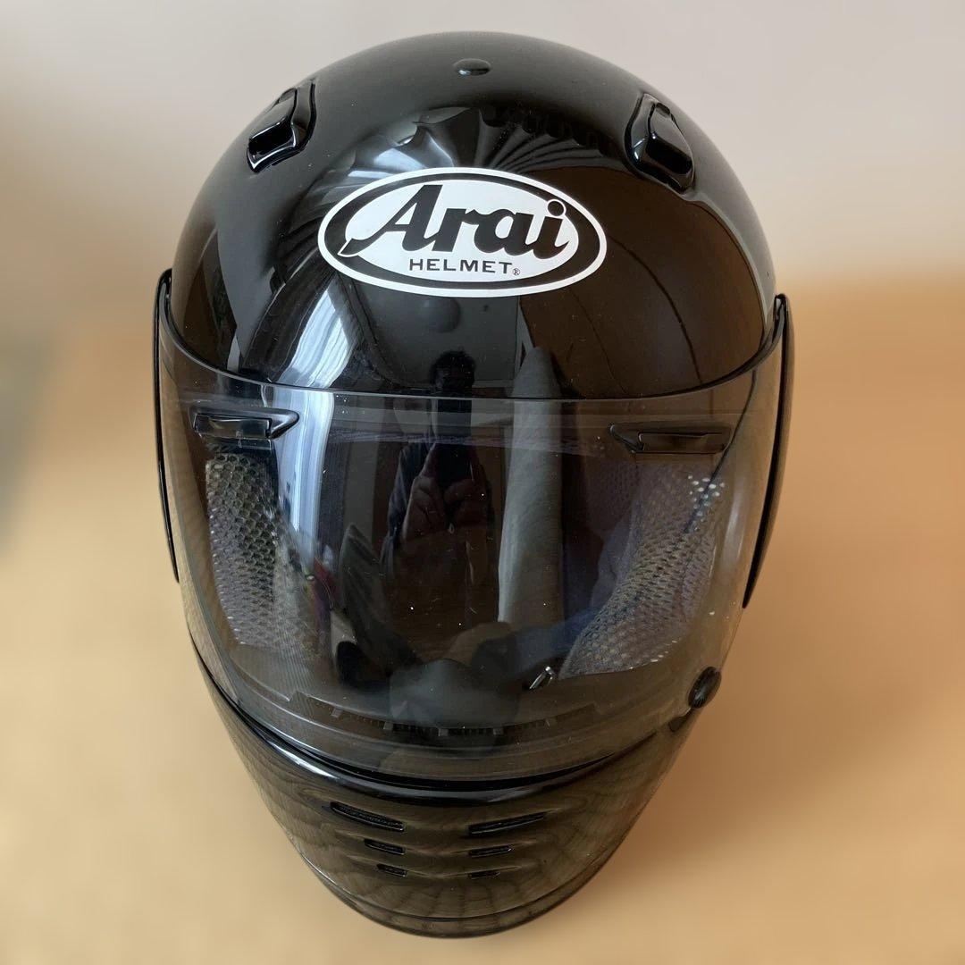 Arai Rapide Or フルフェイスヘルメット ブラック　ミラーシールド付
