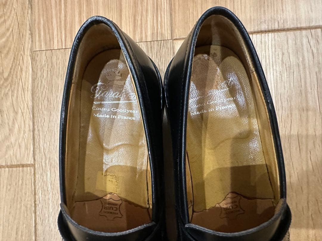 角*り様 パラブーツ　アドニス　ローファー　Paraboot UK7.5 黒　2