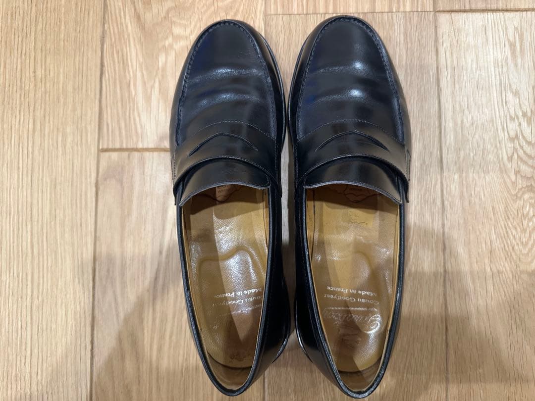 角*り様 パラブーツ　アドニス　ローファー　Paraboot UK7.5 黒　2