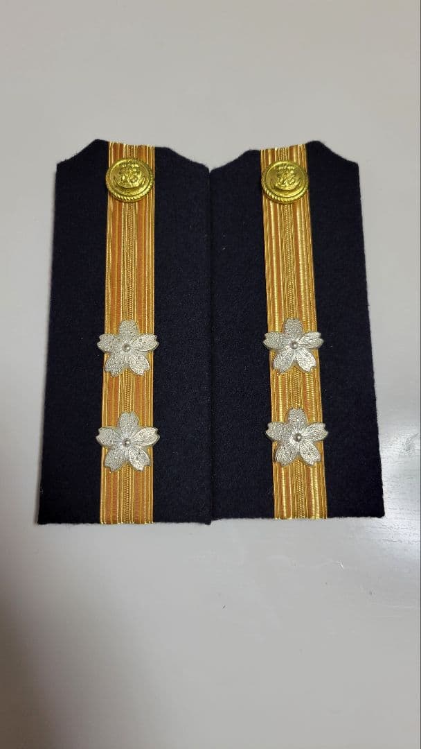 日本海軍 士官 軍刀用刀緒&二種 肩章 レプリカセット