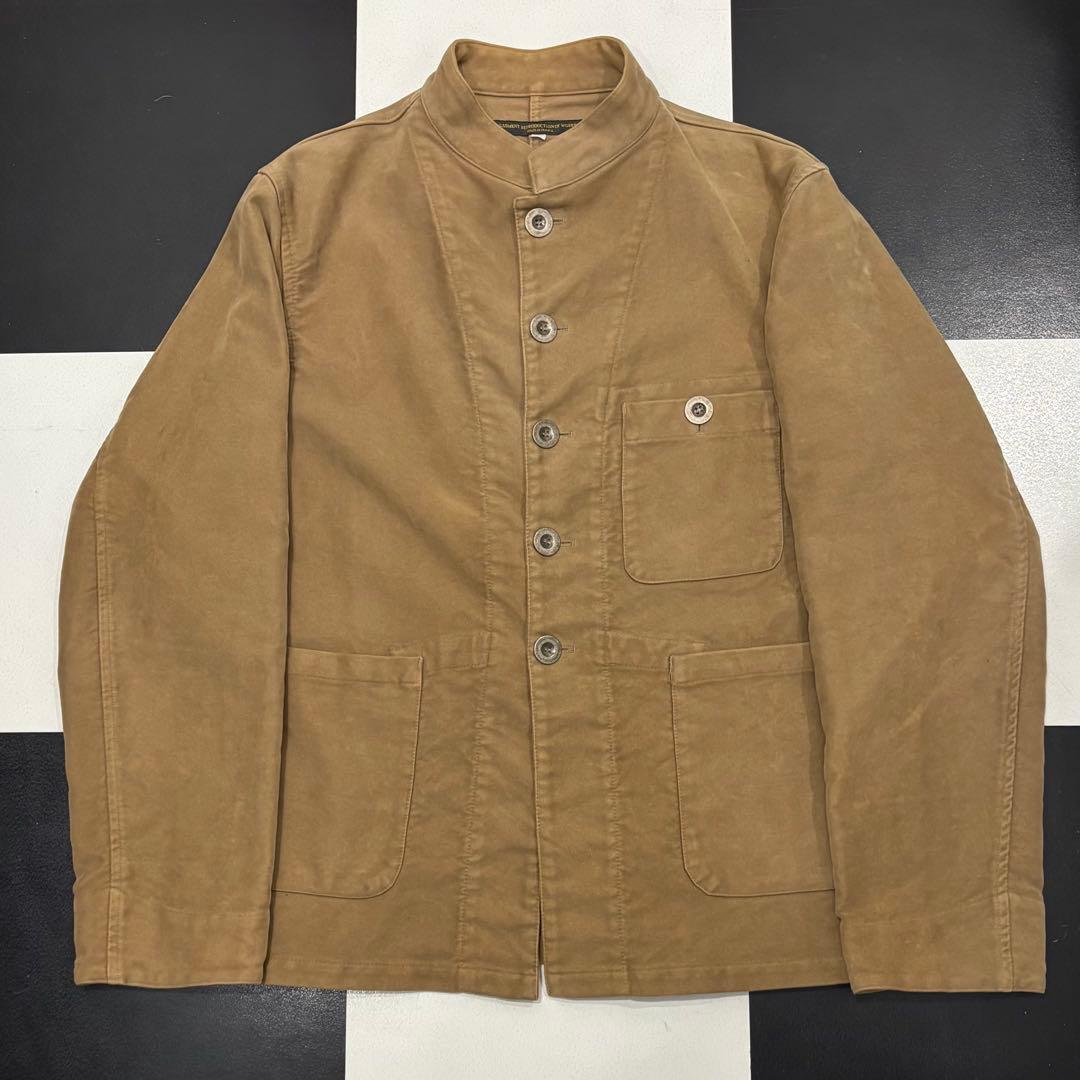フランス製 ワーカーズ モールスキン カバーオール ユーロ ワークジャケット 3