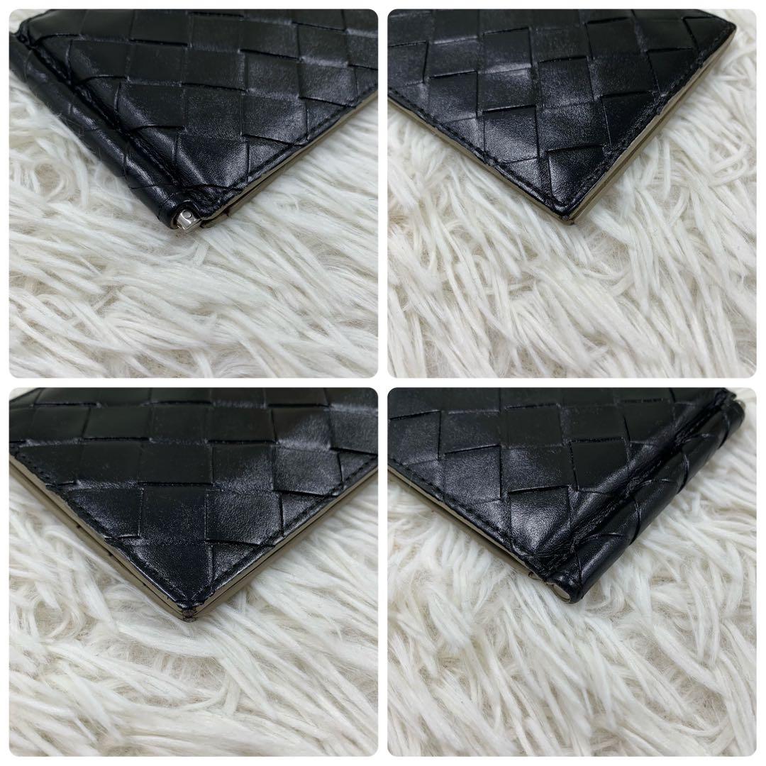 【✨美品 現行✨】 ボッテガヴェネタ マネークリップ ブラック ICチップ搭載