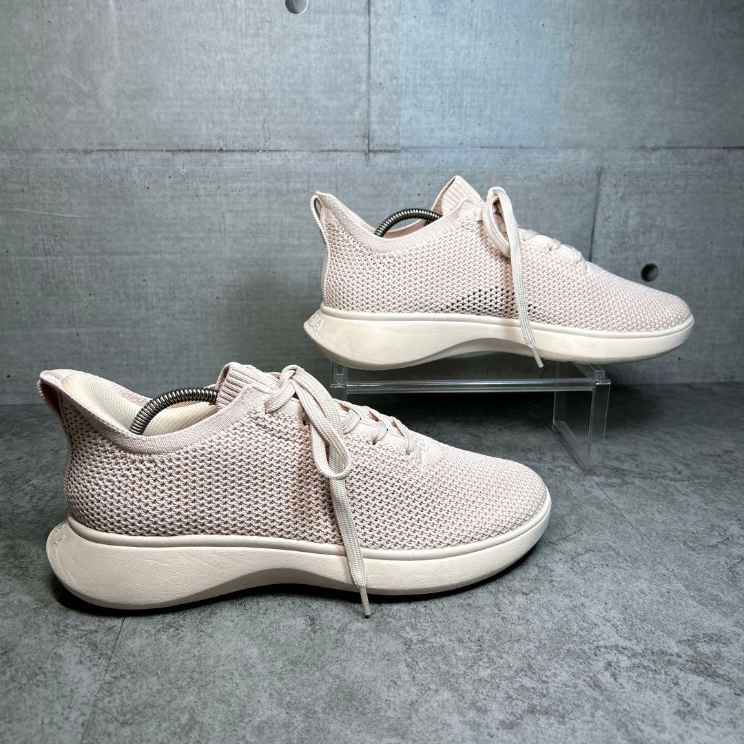 極美品【VIVAIA】ニットスニーカー/ピンク/40/スリッポン/メッシュ/軽量