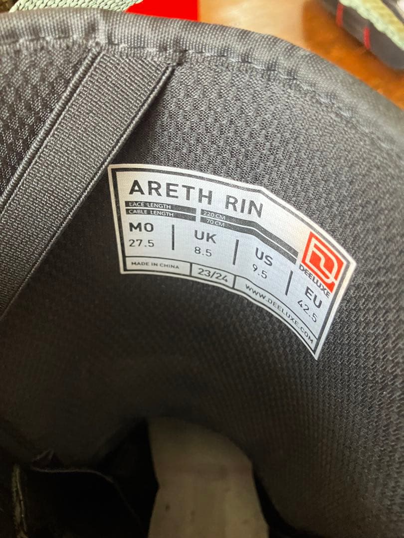 スノーボード DEELUXE ARETH RIN 27.5cm 23-24