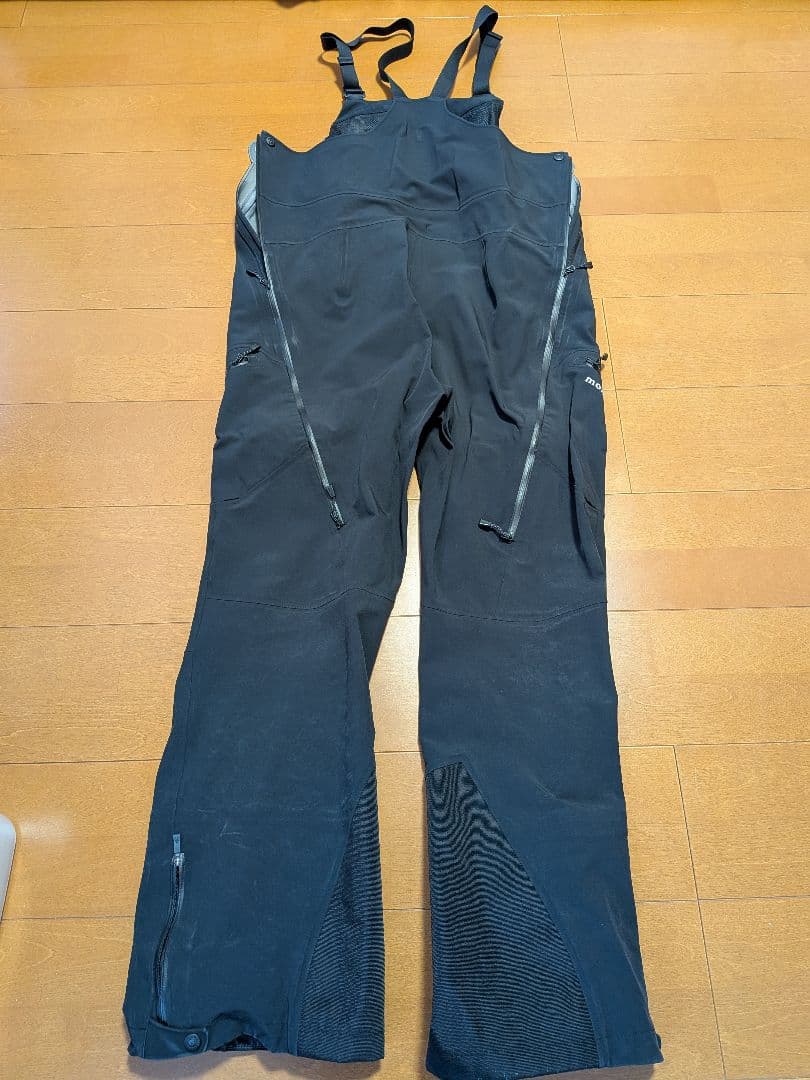 モンベル　パウダートラックビブ　ビブパンツ　ゴアテックス　Mサイズ