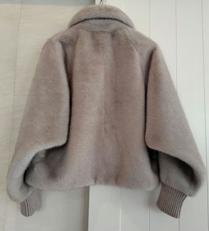 アナイ　ANAYI フェイクミンク　ファー　ブルゾン 36サイズ
