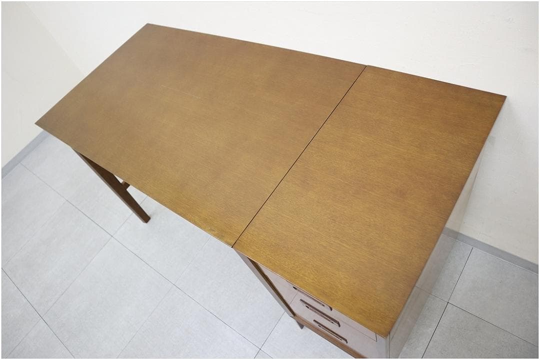 カリモク60 ロクマル デスク 平机 木製 オーク 書斎 (別チェスト購入必須)