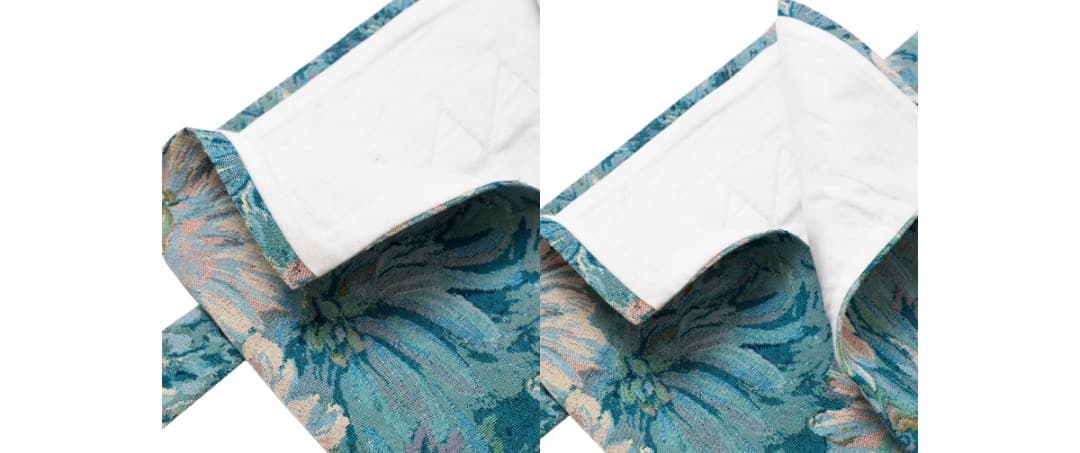 川田様　箏袋　2枚セット　ブルー　イエロー