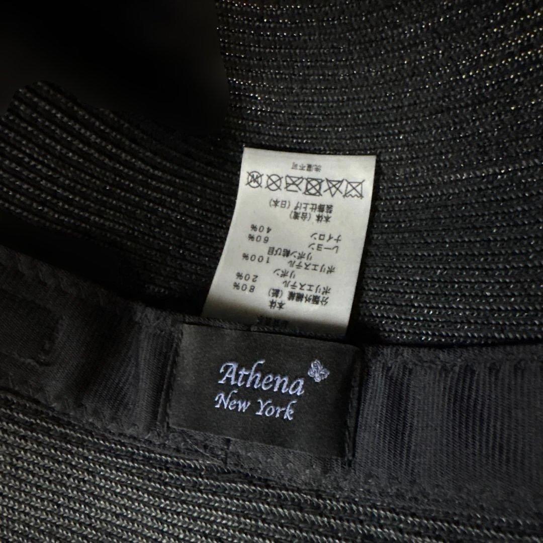 【美品】Athena New York リサコ ブラック