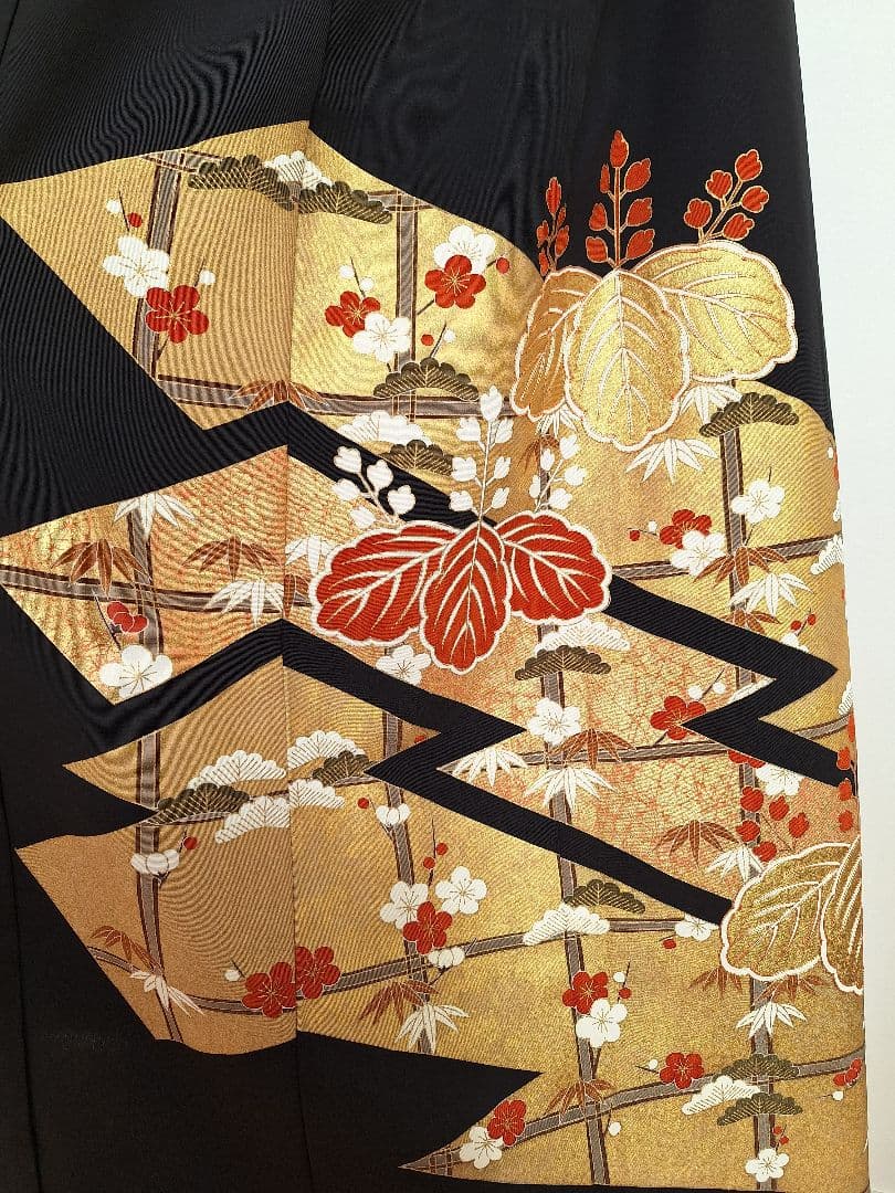 着物リメイクワンピース3653