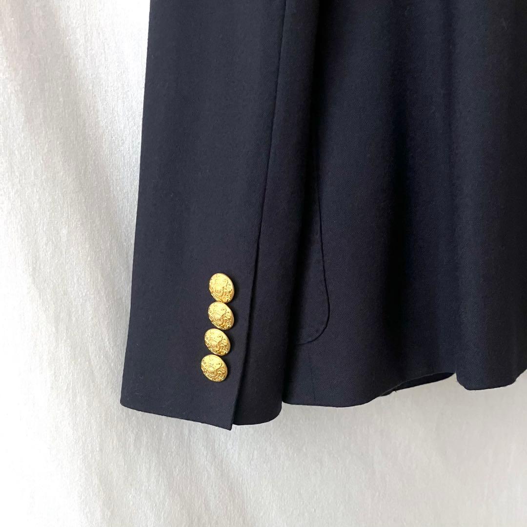 美品 イタリア製 ラルフローレン ウール ジャケット エンブレム ブレザー 2