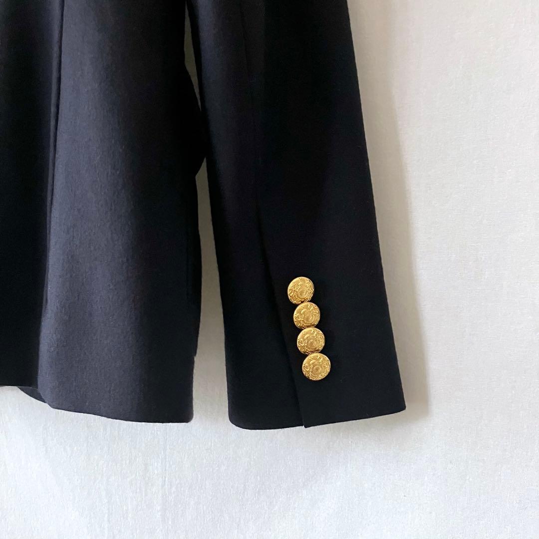 美品 イタリア製 ラルフローレン ウール ジャケット エンブレム ブレザー 2