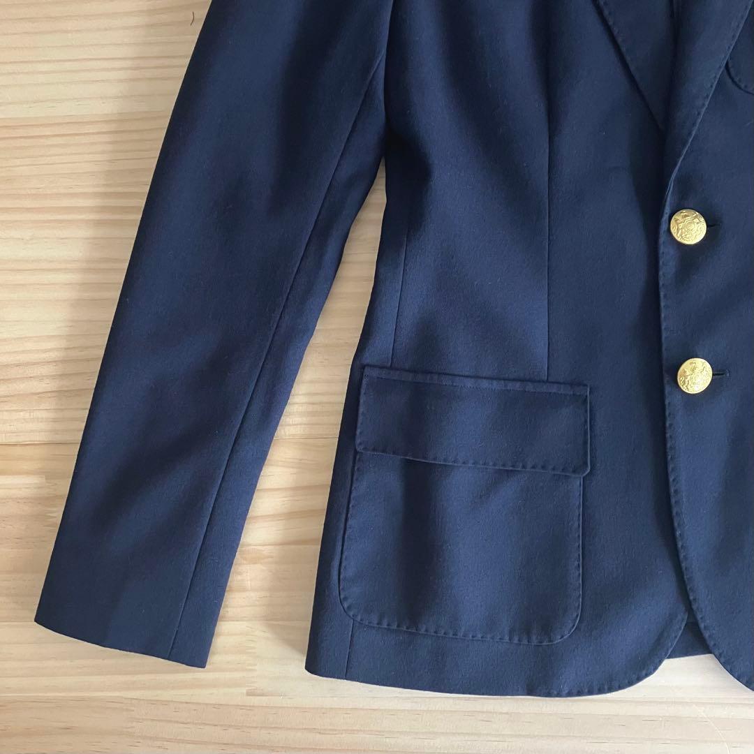 美品 イタリア製 ラルフローレン ウール ジャケット エンブレム ブレザー 2