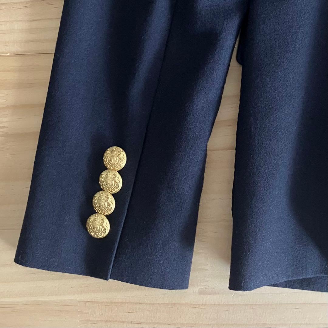 美品 イタリア製 ラルフローレン ウール ジャケット エンブレム ブレザー 2