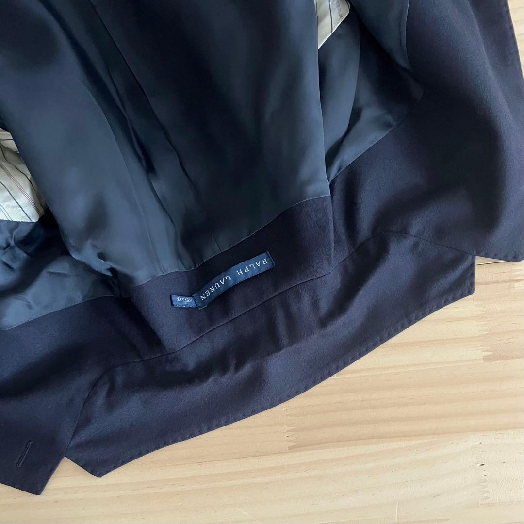 美品 イタリア製 ラルフローレン ウール ジャケット エンブレム ブレザー 2