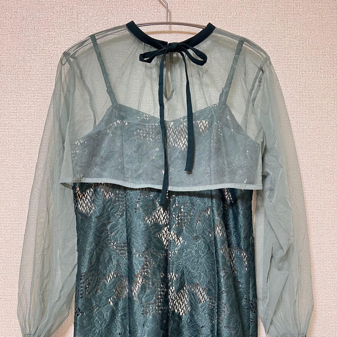 ドリードール　3WAY チュールボレロ レース キャミワンピース オケージョン