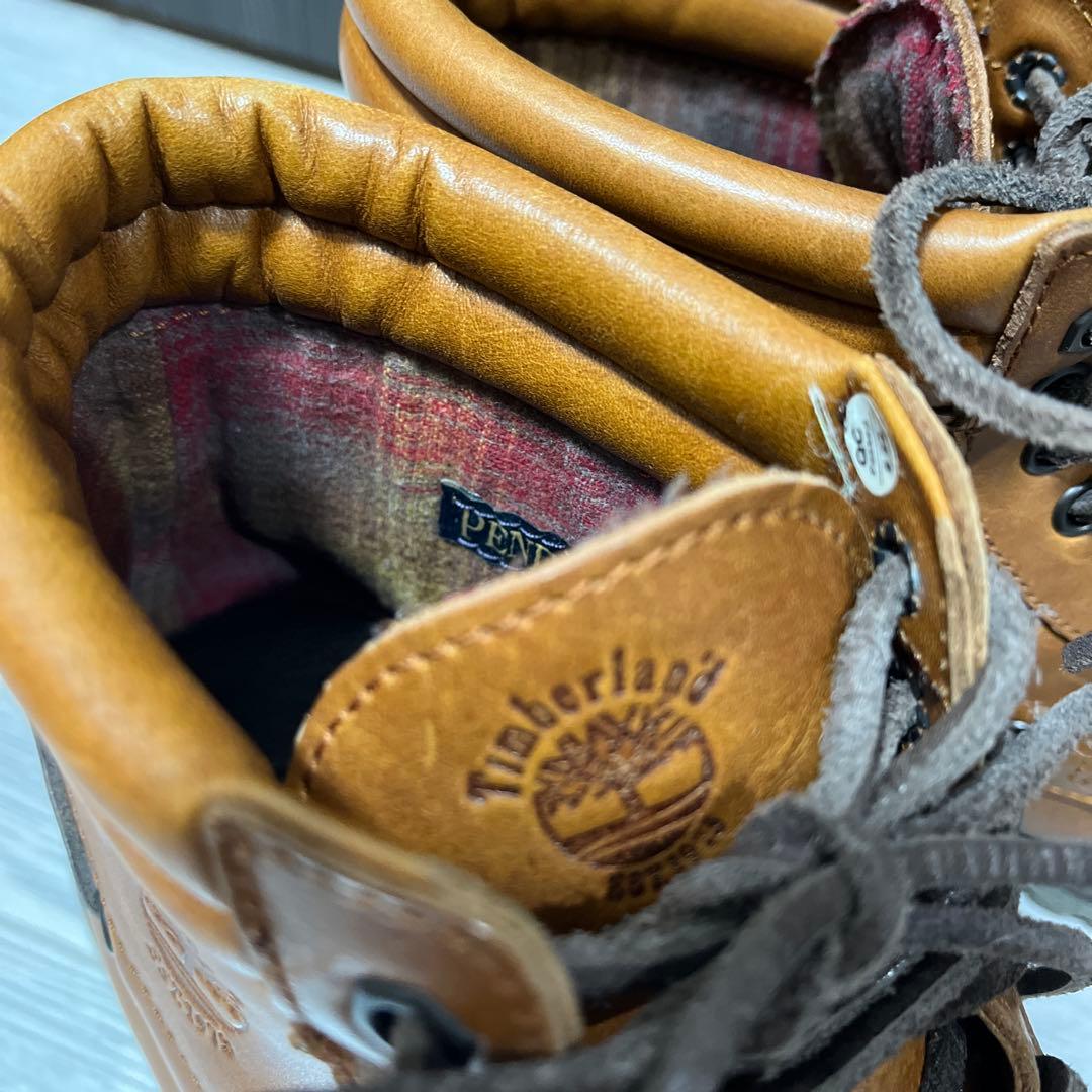 ティンバーランド × ペンドルトン セブンアイ チャッカ　28cm ブラウン