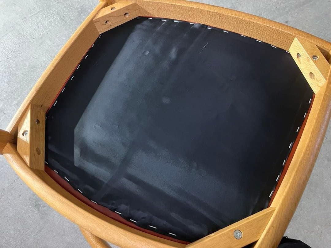 家具蔵 Vチェア ダイニングチェア 無垢材 カグラ 椅子 定価10万