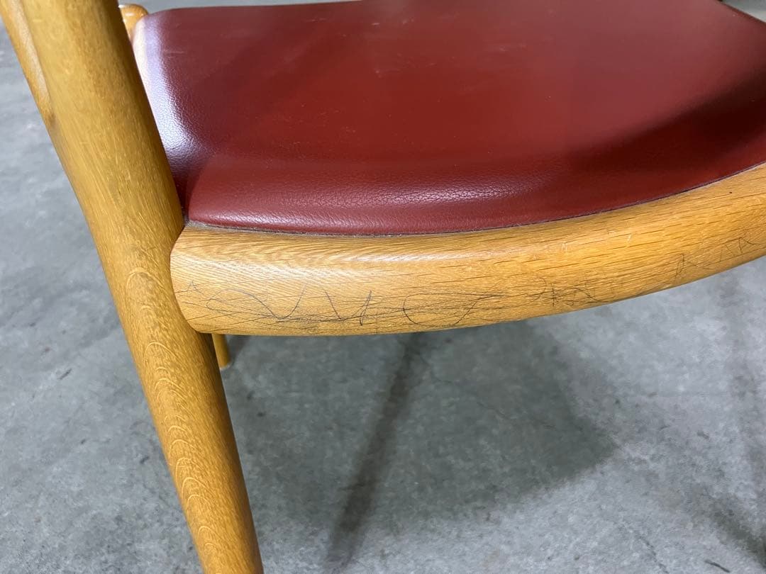 家具蔵 Vチェア ダイニングチェア 無垢材 カグラ 椅子 定価10万