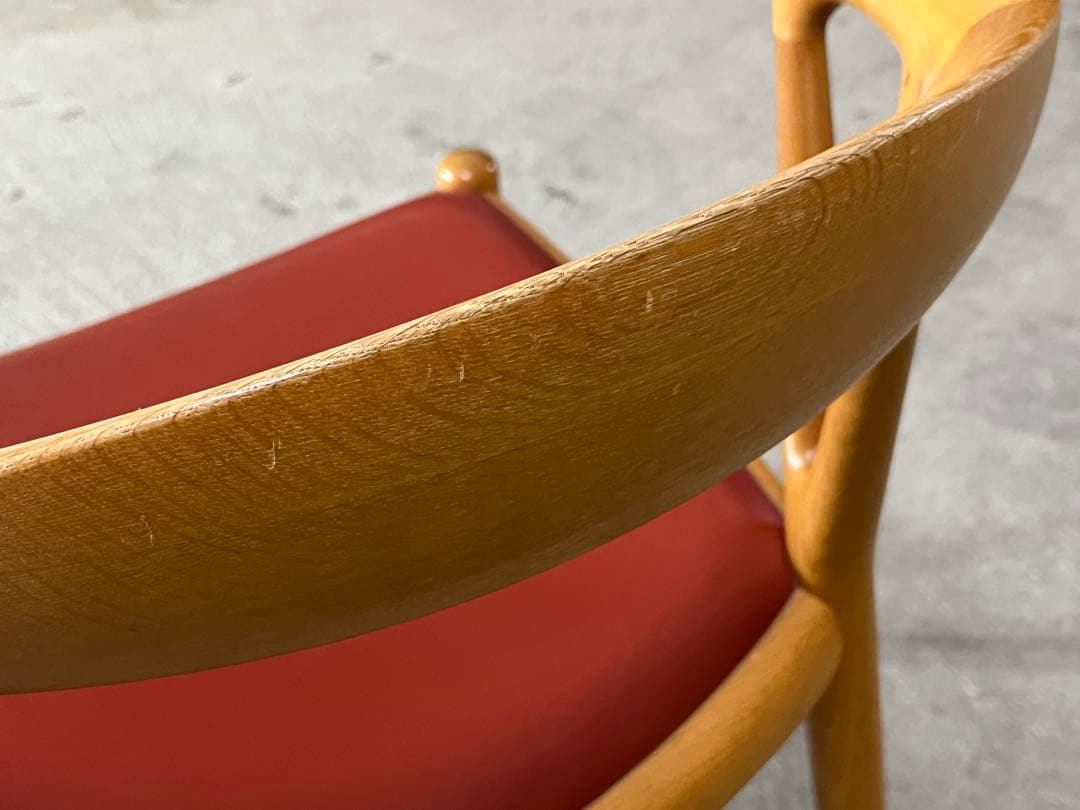 家具蔵 Vチェア ダイニングチェア 無垢材 カグラ 椅子 定価10万