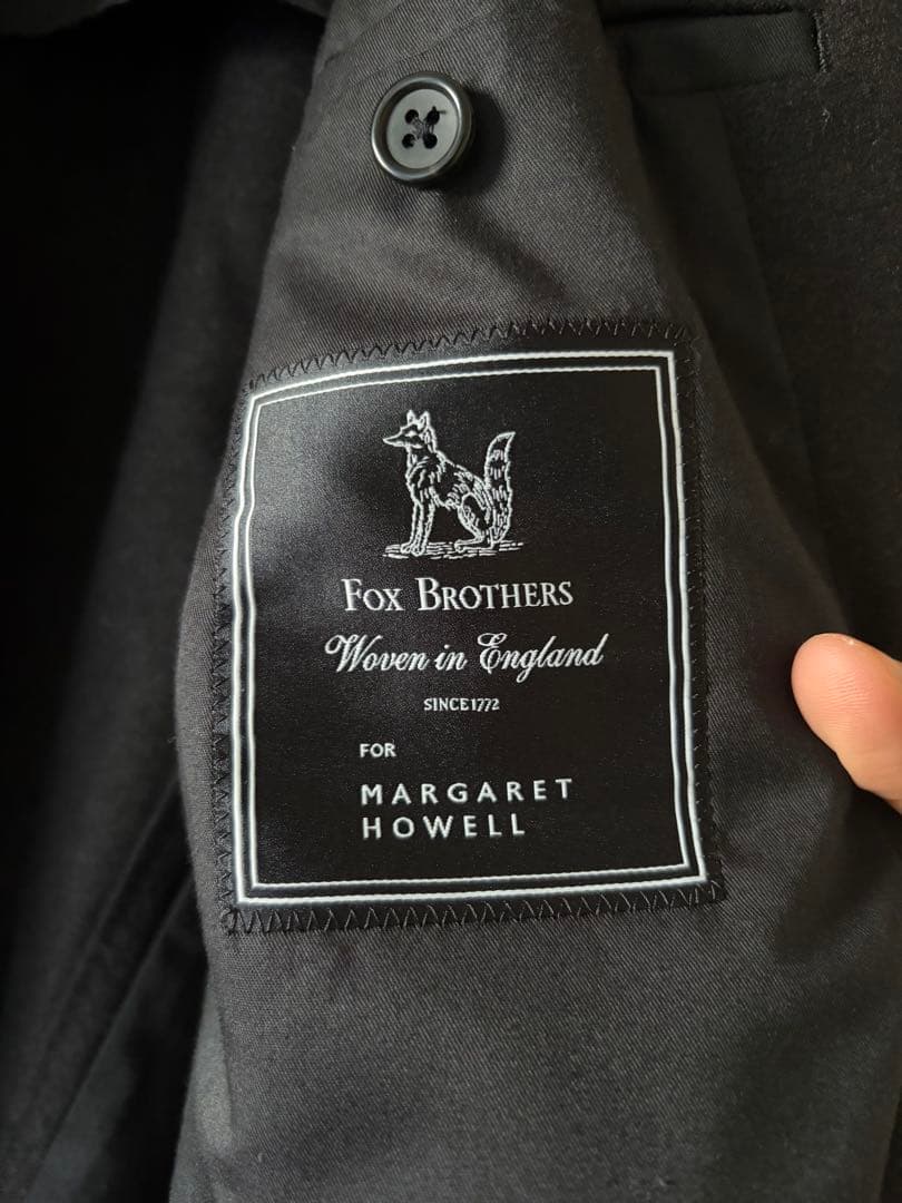 2023AW マーガレットハウエル fox brothers ジャケット L