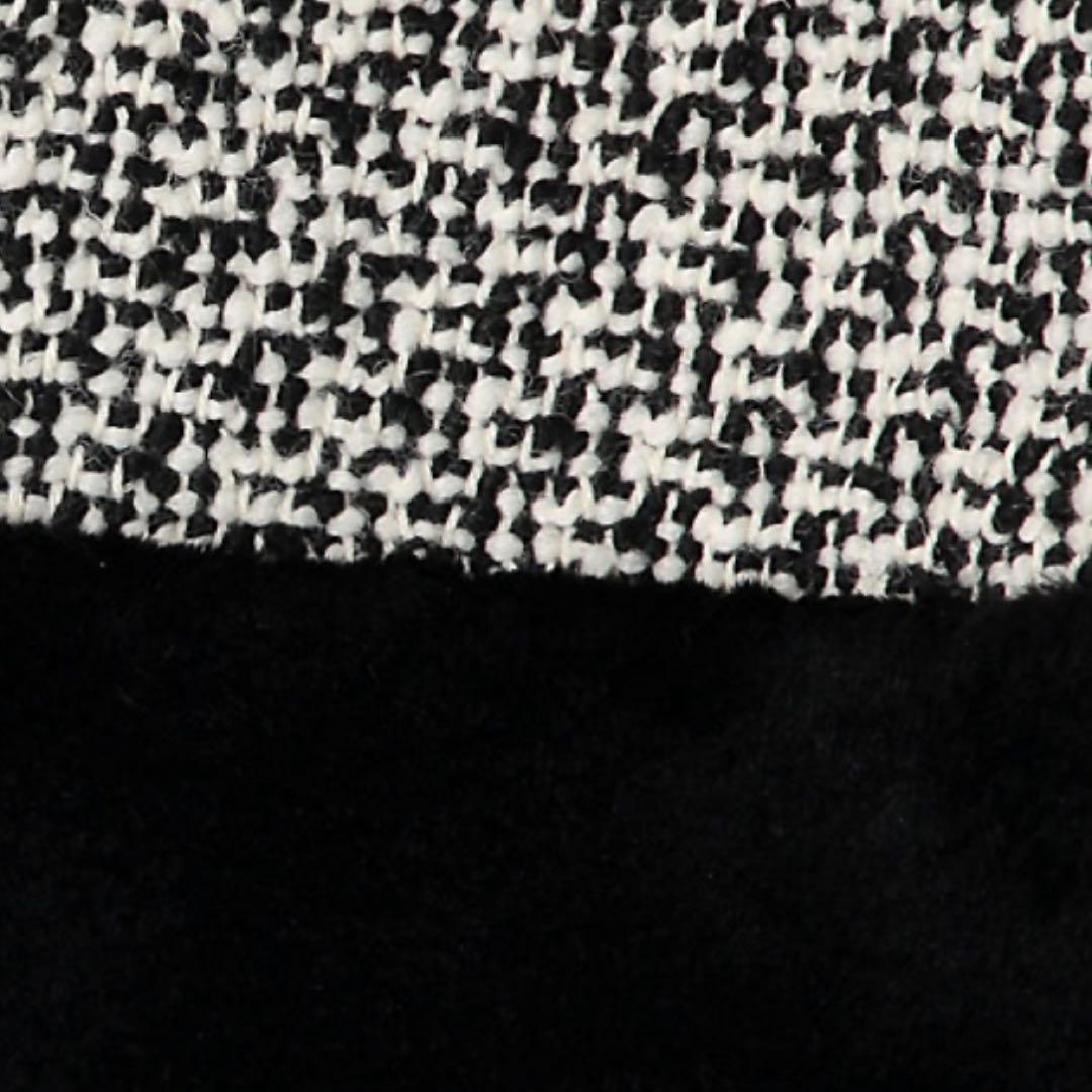 トゥモローランド　モノトーンロービング ファーペプラムジレ