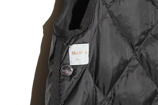 マックスマーラ ザキューブ キルティングロングベスト 36