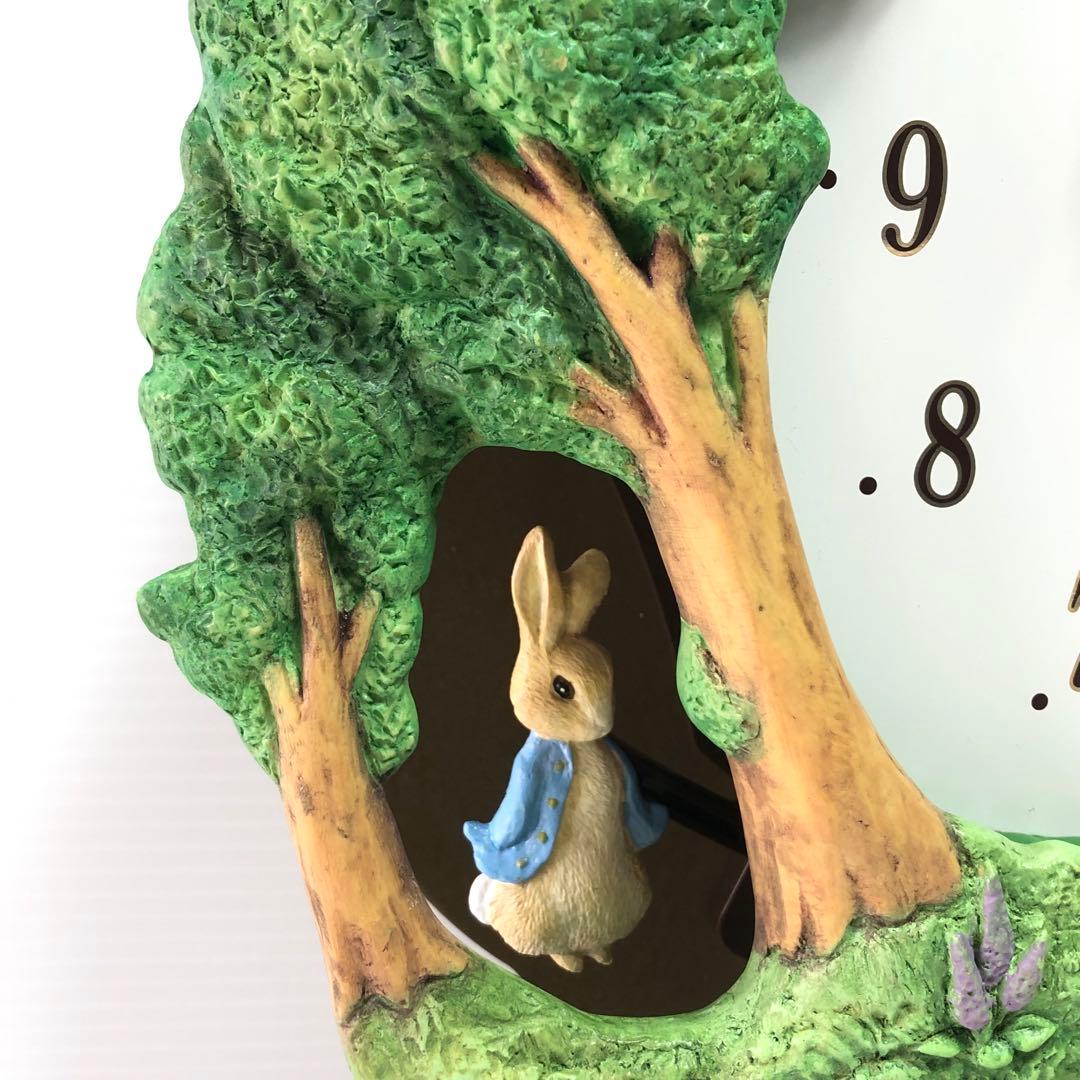 【希少・動作品!!】ピーターラビット メロディ掛時計 4MH776