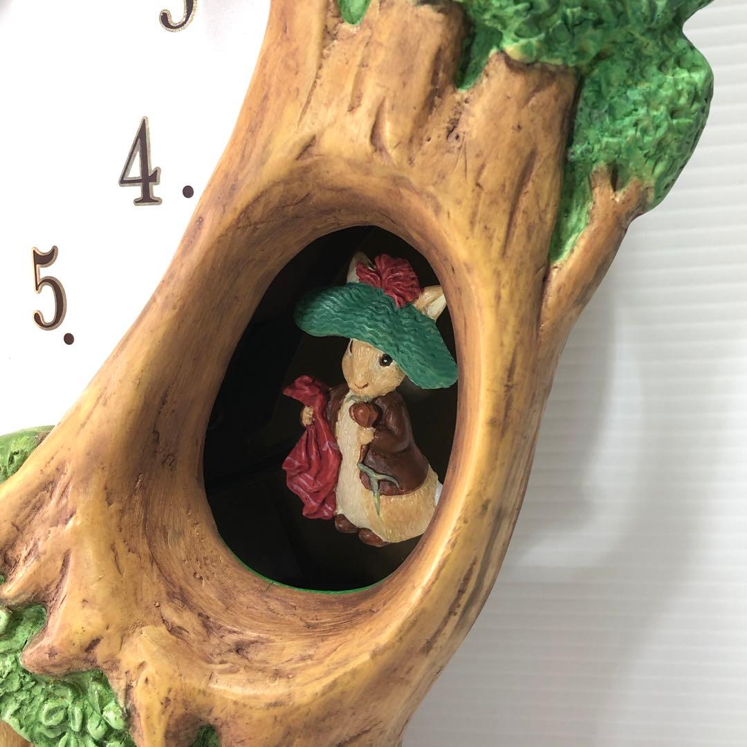 【希少・動作品!!】ピーターラビット メロディ掛時計 4MH776