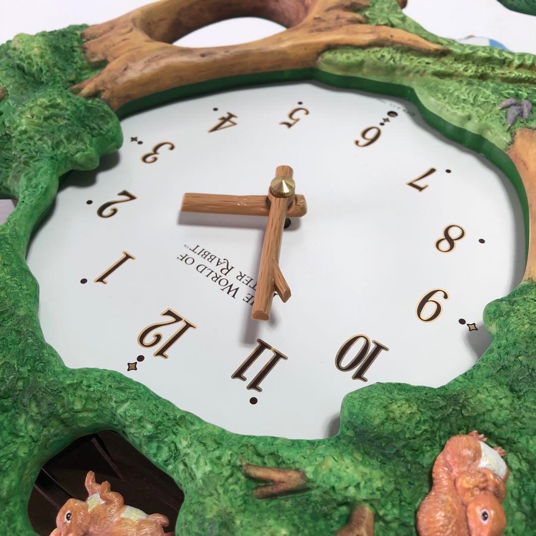 【希少・動作品!!】ピーターラビット メロディ掛時計 4MH776