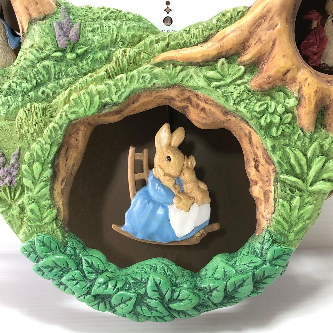 【希少・動作品!!】ピーターラビット メロディ掛時計 4MH776