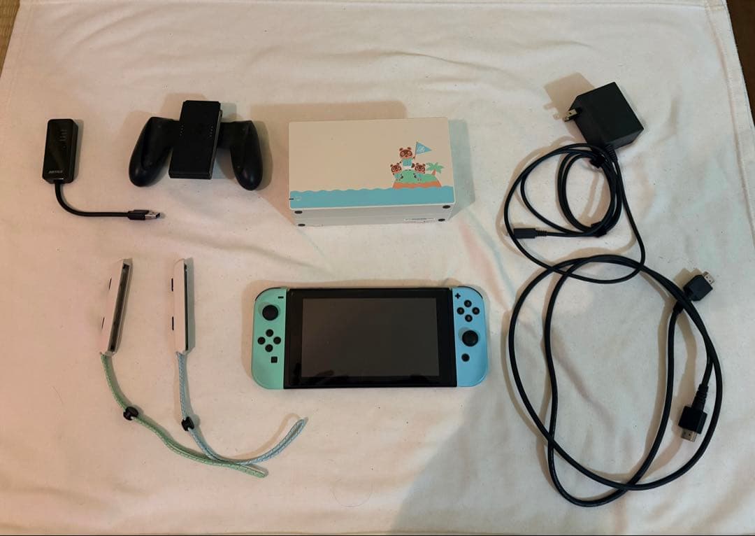 Nintendo Switch 本体 ホワイト/ミントグリーンどうぶつの森セット