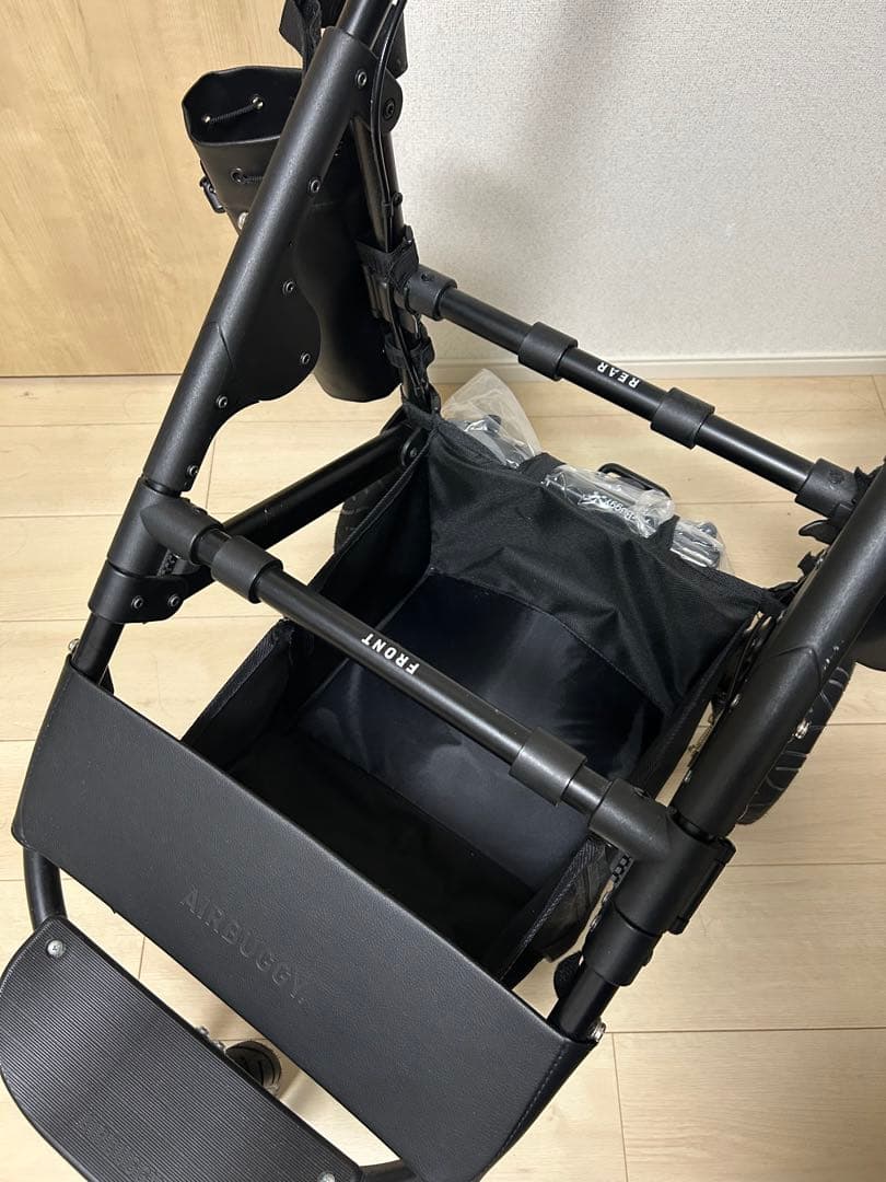 本体AIRBUGGY エアバギードーム3 ラージ アースブラックレイカバー付