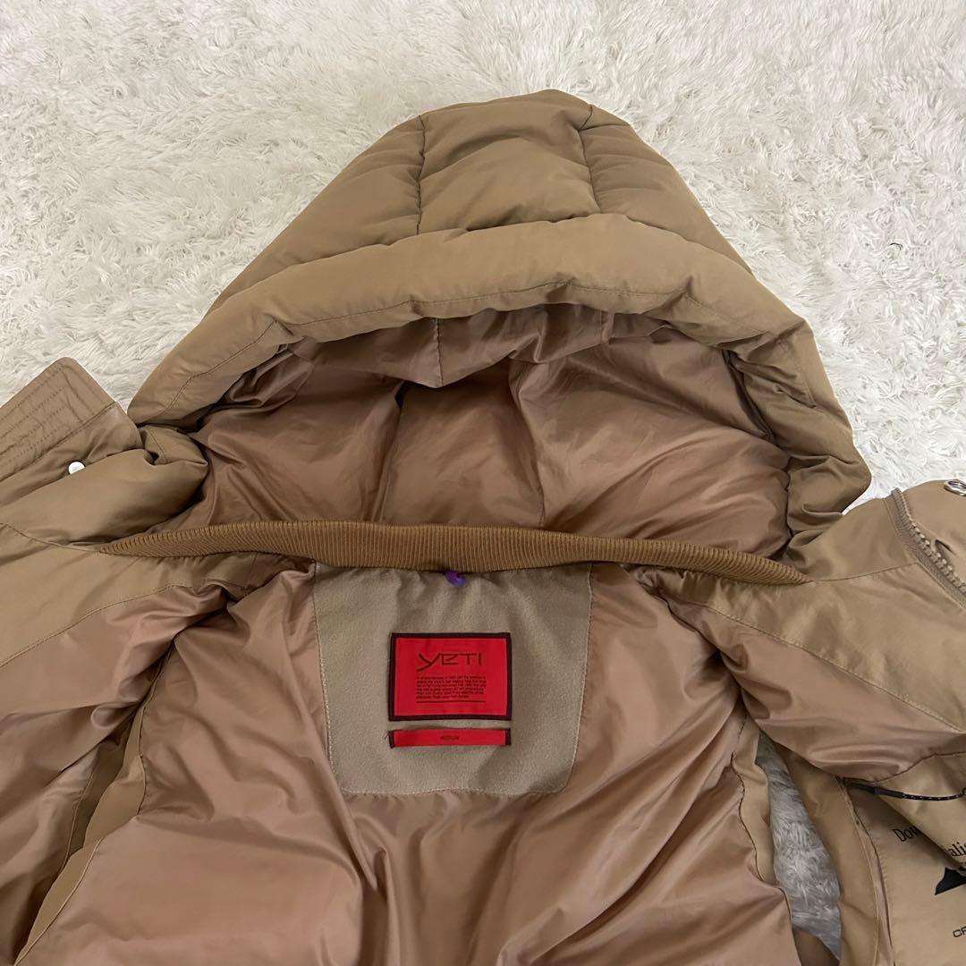 yeti BL DWN LNG VST ノースリーブダウンコート　ロング　ベスト