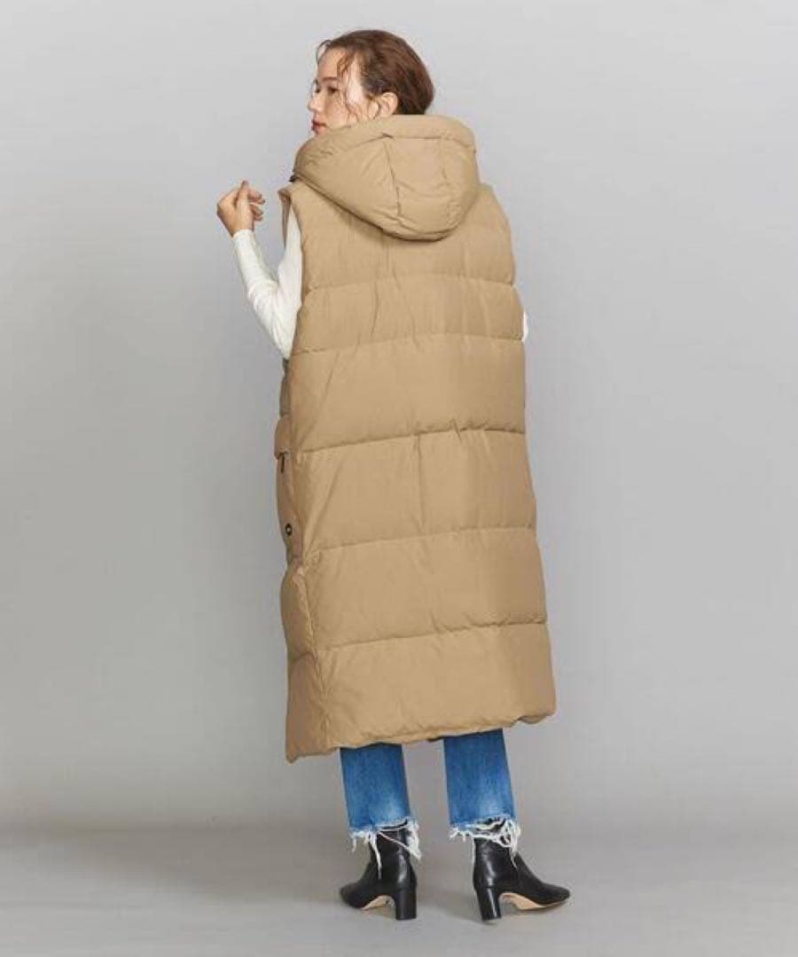 yeti BL DWN LNG VST ノースリーブダウンコート　ロング　ベスト