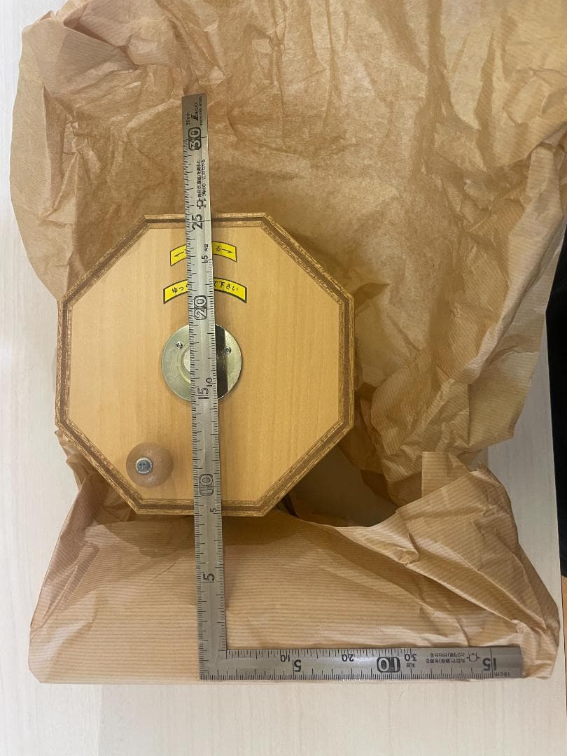 木製ガラポン抽選機　300球用　渡辺徽章