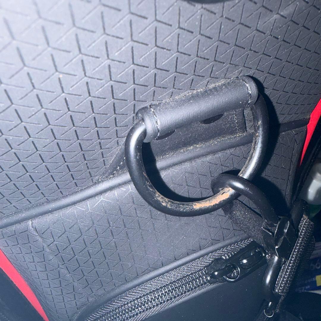 new balance キャディバッグ 黒/赤