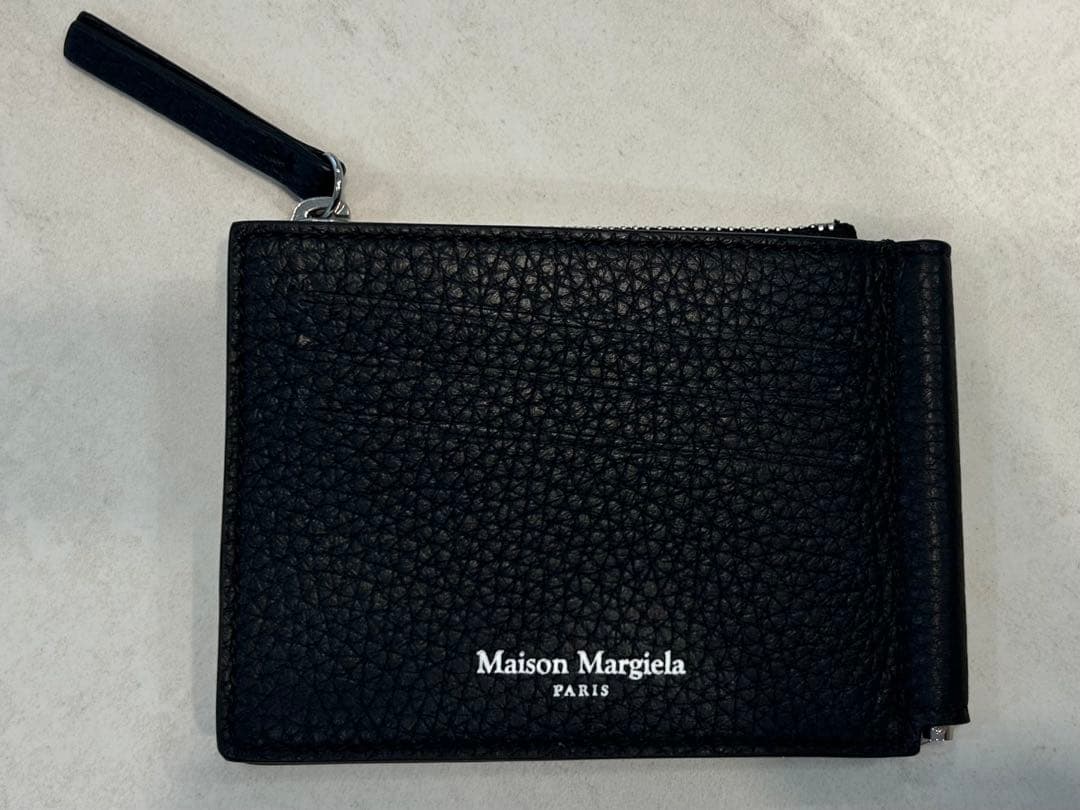 未使用！美品！Maison Margiela ブラック マネークリップ