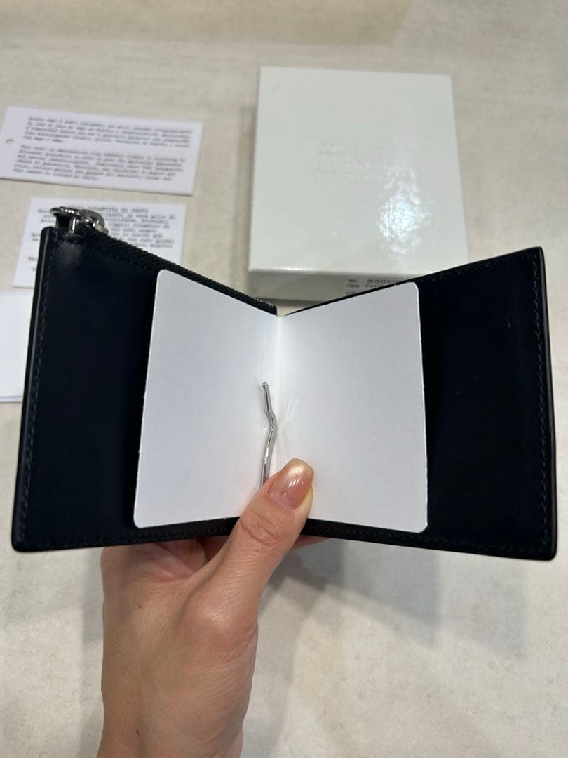 未使用！美品！Maison Margiela ブラック マネークリップ